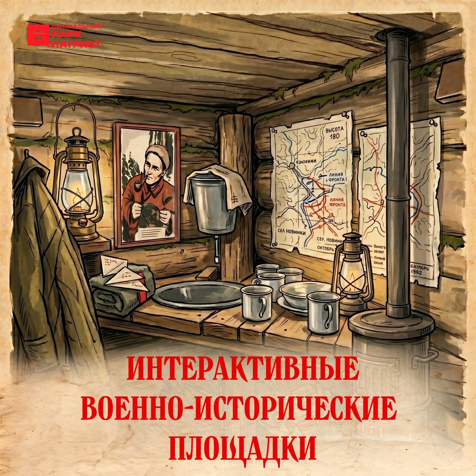 🔥 ЖИВАЯ ИСТОРИЯ В «ПАТРИОТЕ»  В День Победы в «Партизанской деревне» и на территории Музейно-храмово