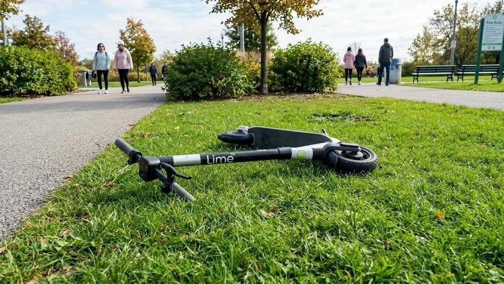 В Сургуте кикшеринговая компания уже дважды была оштрафована административной комиссией...