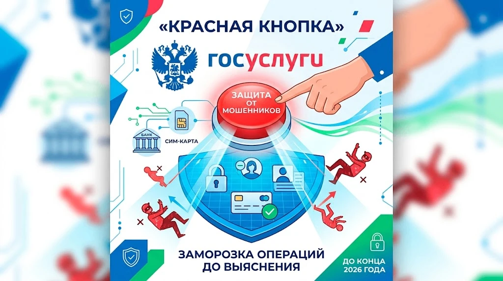 На Госуслугах скоро появится «красная кнопка» против мошенников