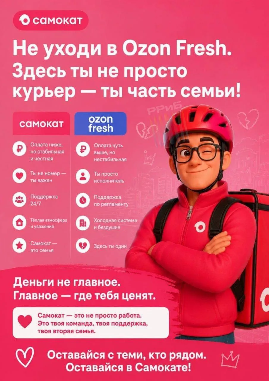 «Деньги не главное». Самокат в Нижнем Новгороде пытается остановить переход курьеров в ...