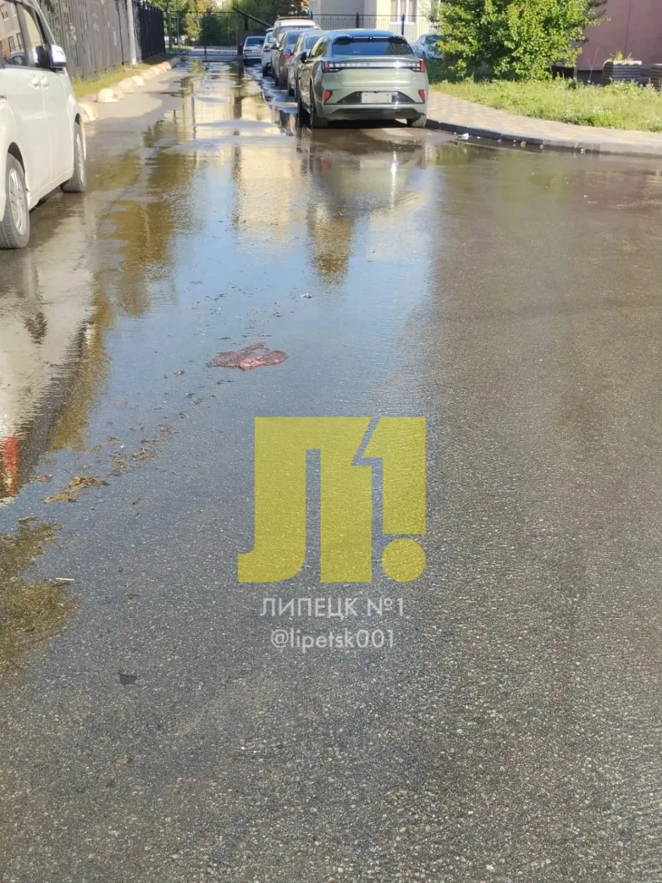 Подписчица сообщила о потопе на 24 мкр.