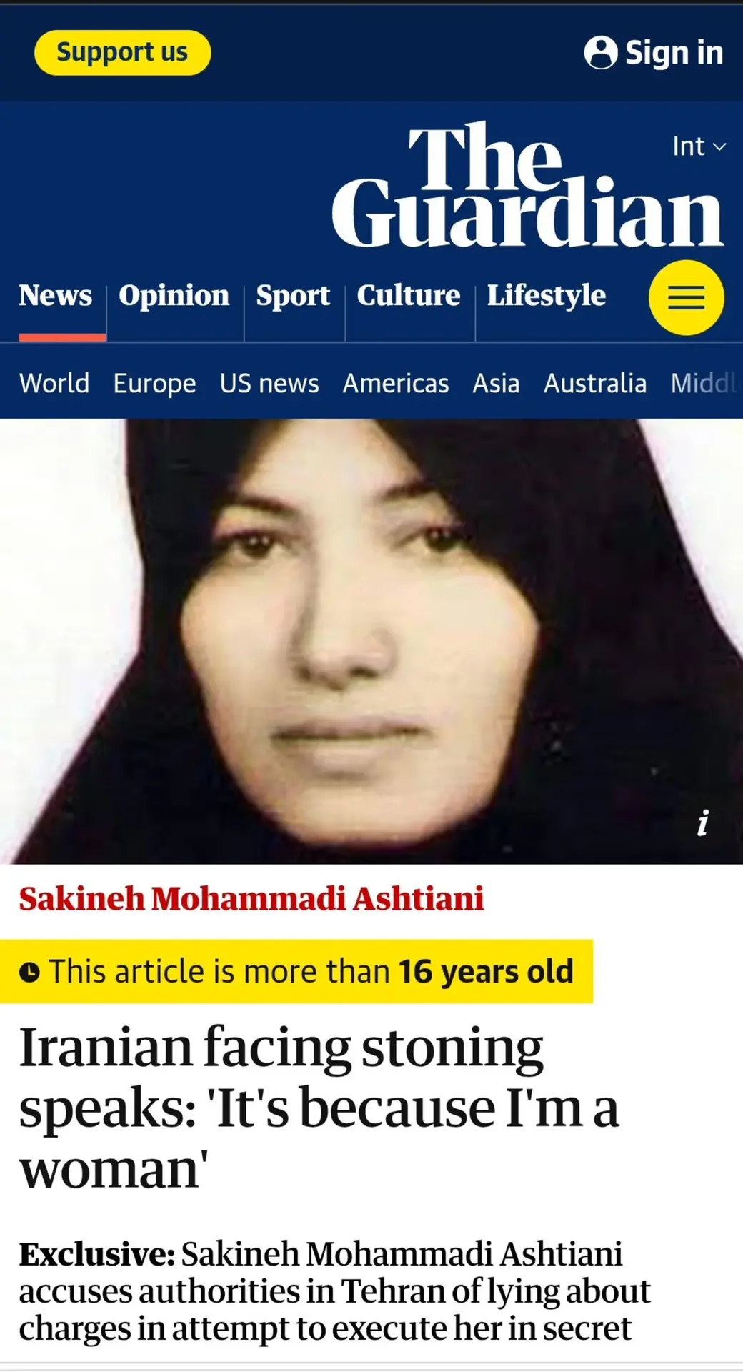 ☠️📰🇮🇷 К вопросу о том, что в Иране женщин забивают камнями.
