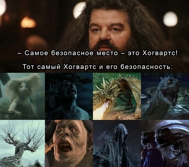 👀 Да да, самое безопасное место...

Гарри Поттер 👈