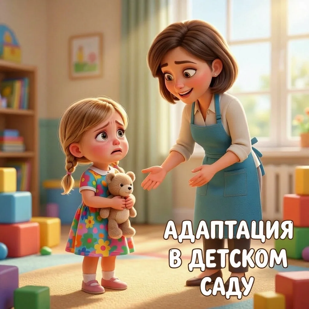 Волнительно, когда ребёнок впервые идёт в детский сад!
