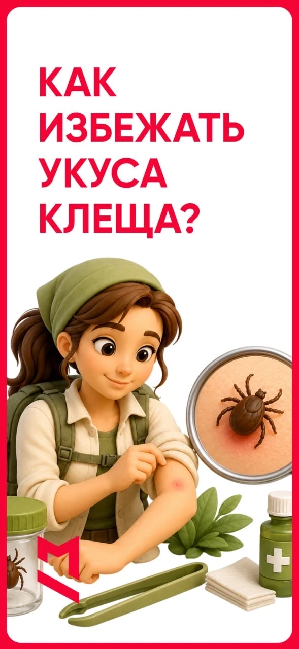 🕷️ Клещи активизировались в Москве и Подмосковье.  Подписаться на @krasnogorsk_oblast