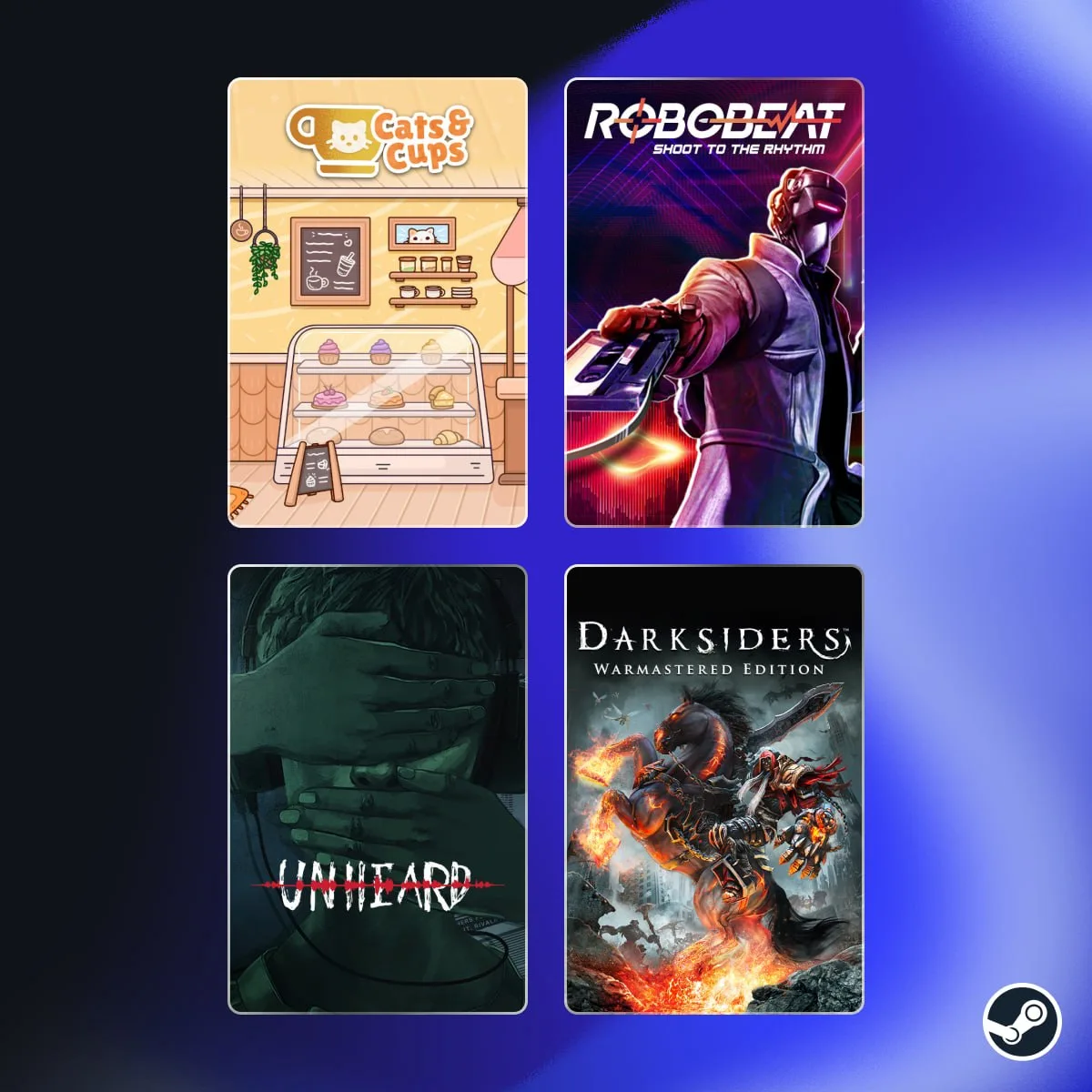 В Steam стартовали ежедневные скидки  Скидку в 50% получила Cats & Cups, скидка 50% на ROBOBEAT, ски