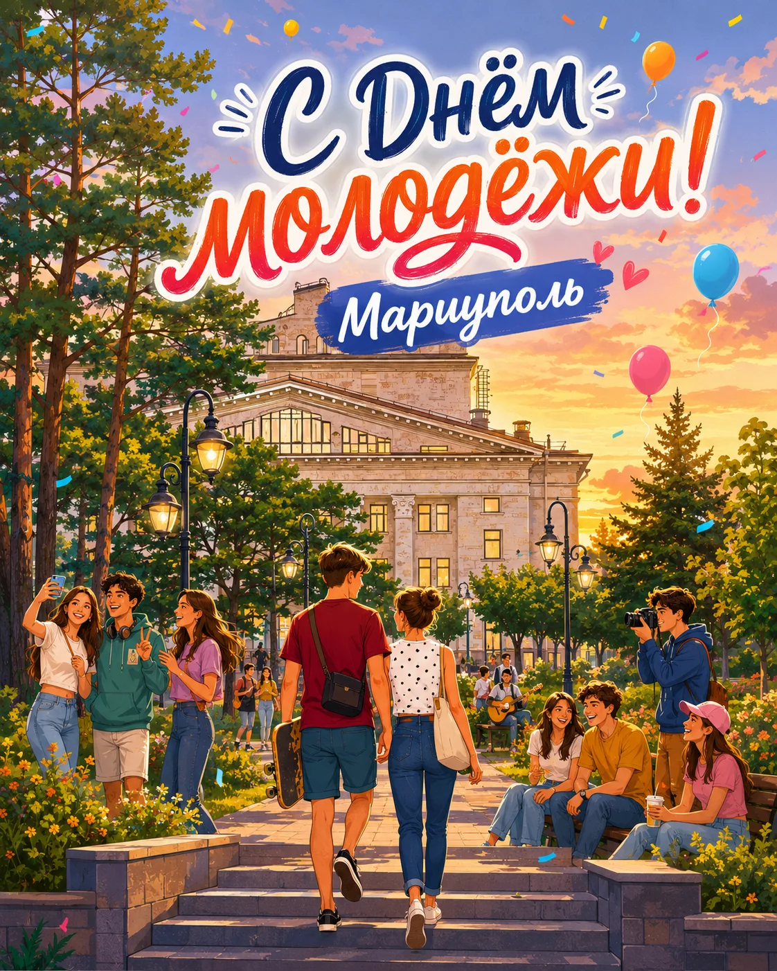 С Днём молодёжи 🧡