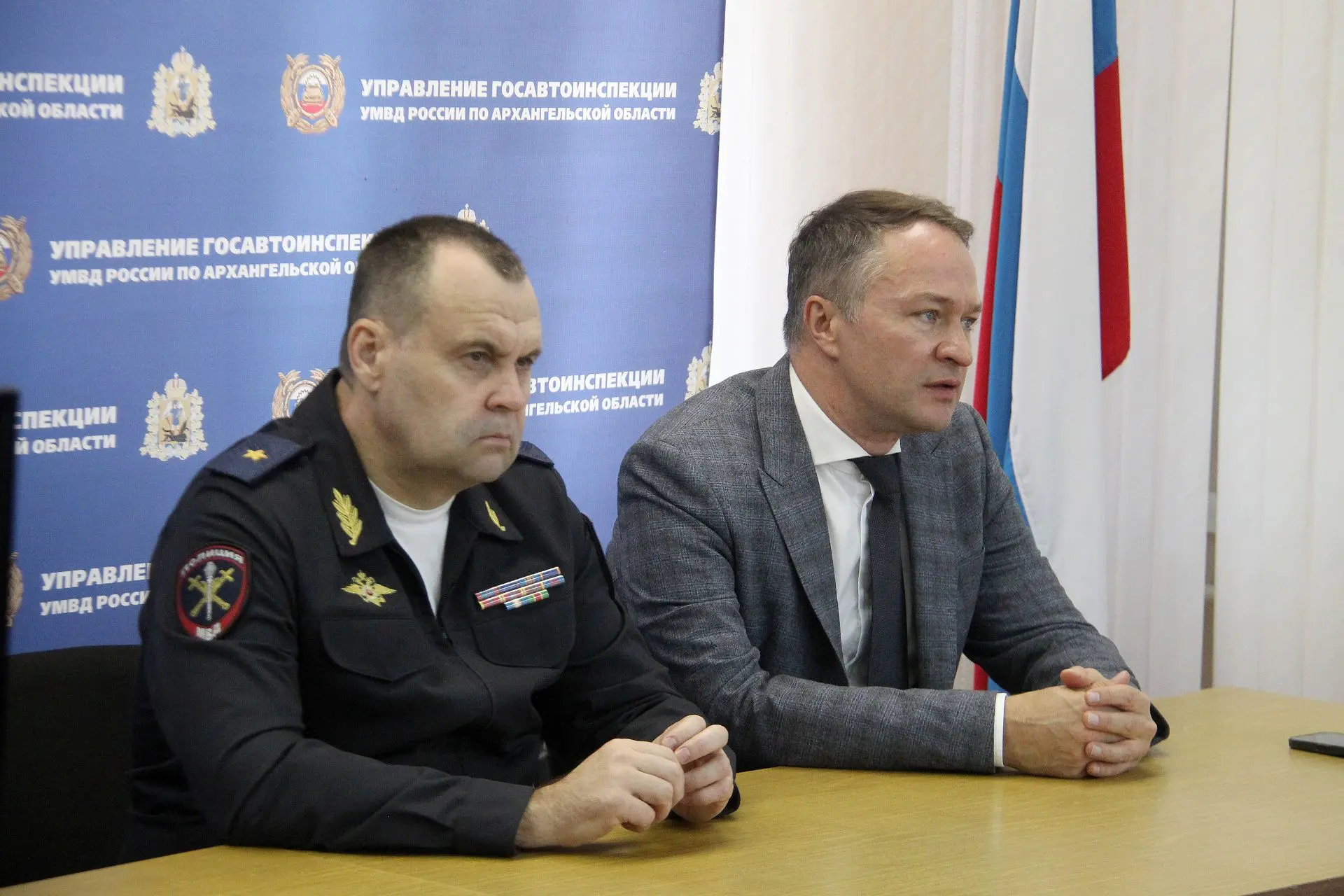 🔹Заместитель руководителя российской Госавтоинспекции Алексей Кузнецов выехал в Арханг...