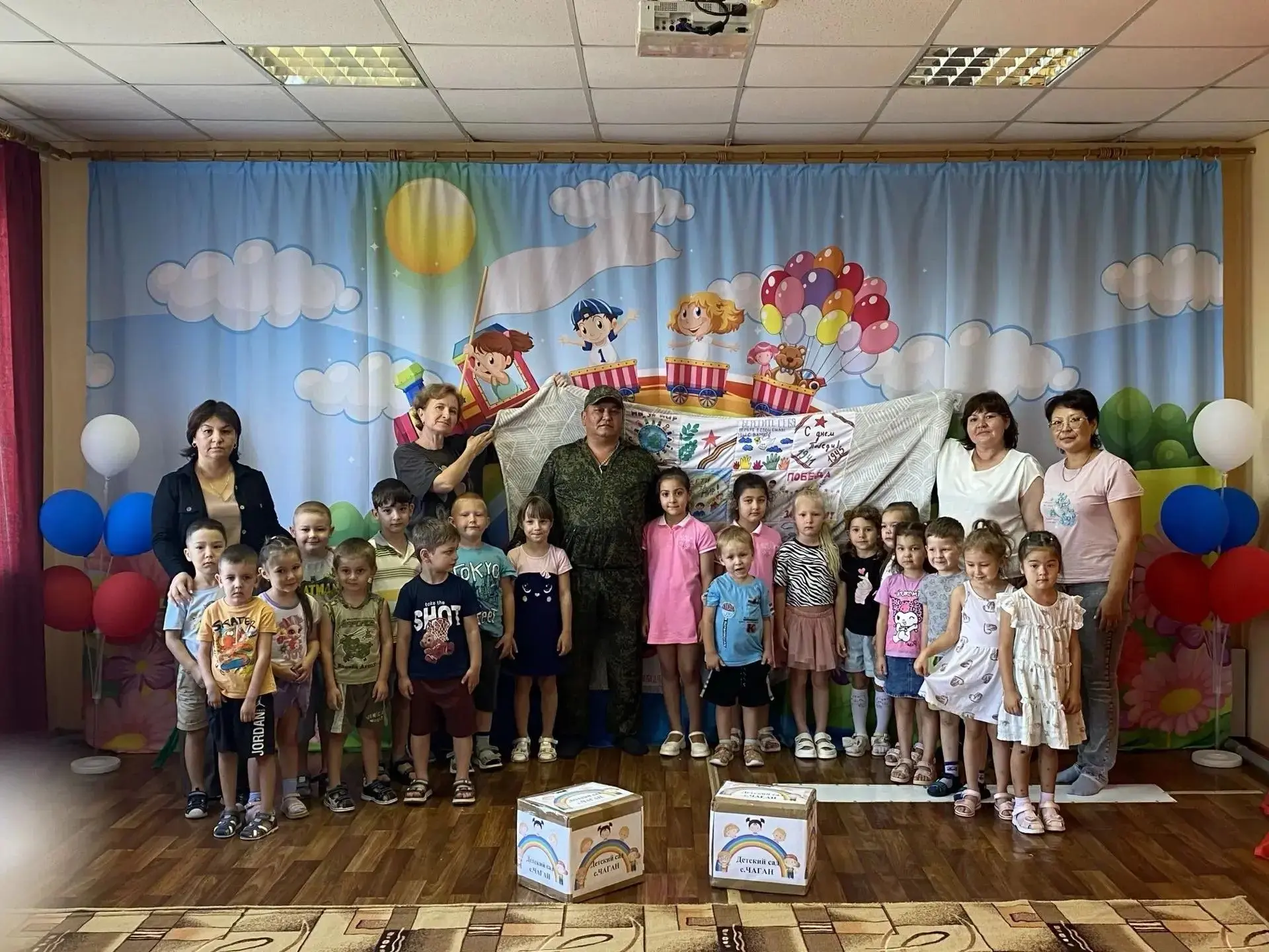💫Представьте: лоскуток ткани, на котором малыш неумелой рукой с мамой рисует солнце, г...