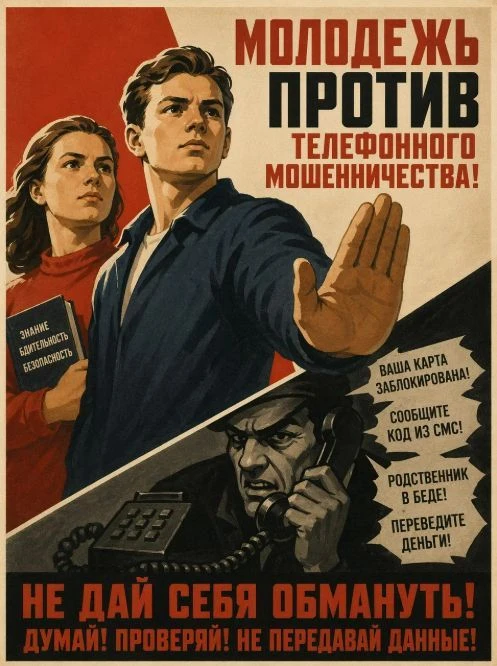 Противодействие телефонному
мошенничеству!