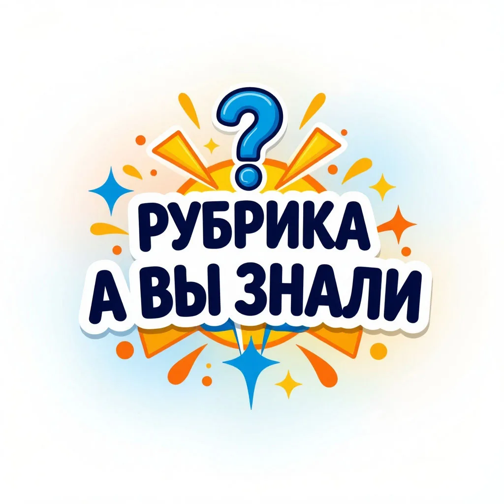 🧐 Рубрика «А вы знали?»