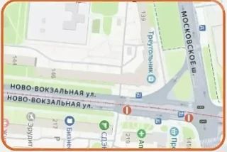 🚧Ограничение движения на перекрёстке Московского шоссе и Ново-Вокзальной
