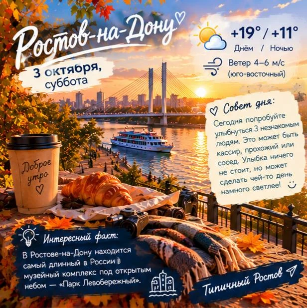 🍁 Доброе утро, Ростов!