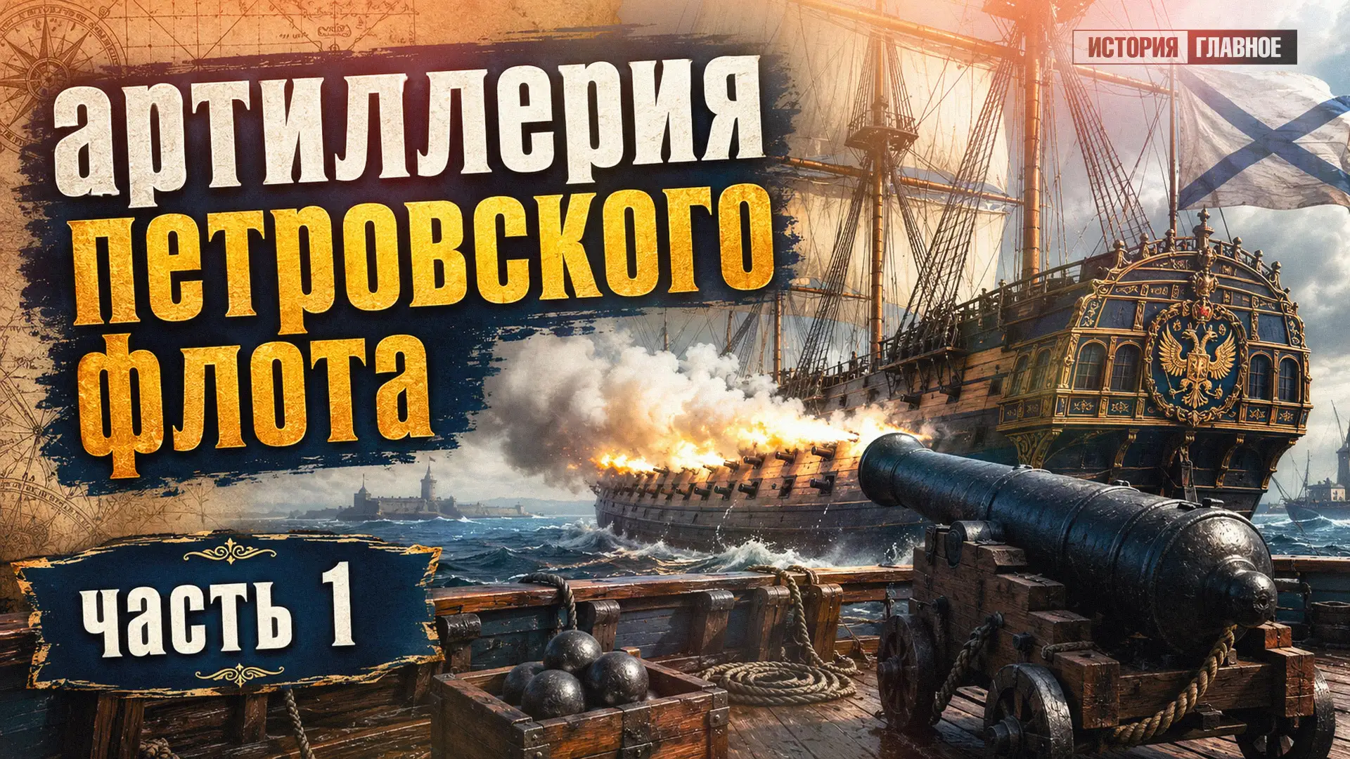 ⛵️Артиллерия петровского флота. Часть 1: пушки и принадлежность