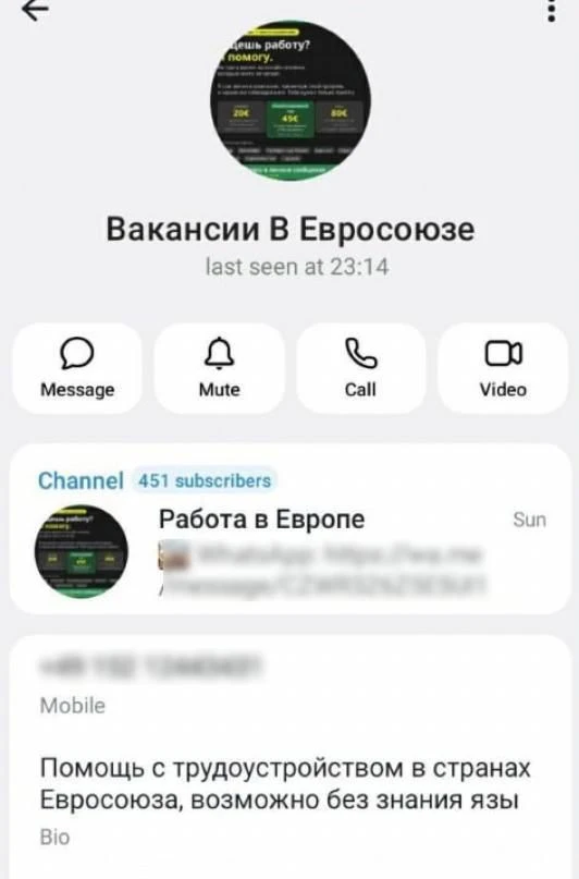 🤬Россиян всё чаще скамят под предлогом трудоустройства за границей

Интернет-аферисты обещают помоч