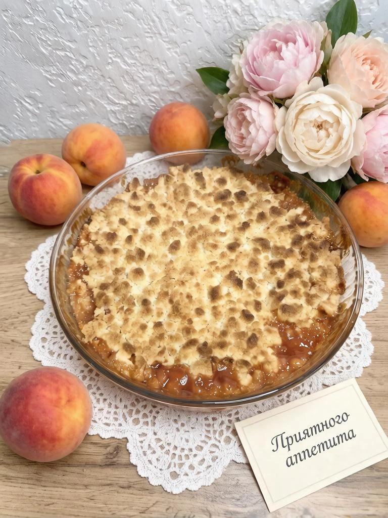 🎉 Сегодня я радовала своих деток настоящим домашним чудом — пирогом «Крамбл»! 😍 И зна...