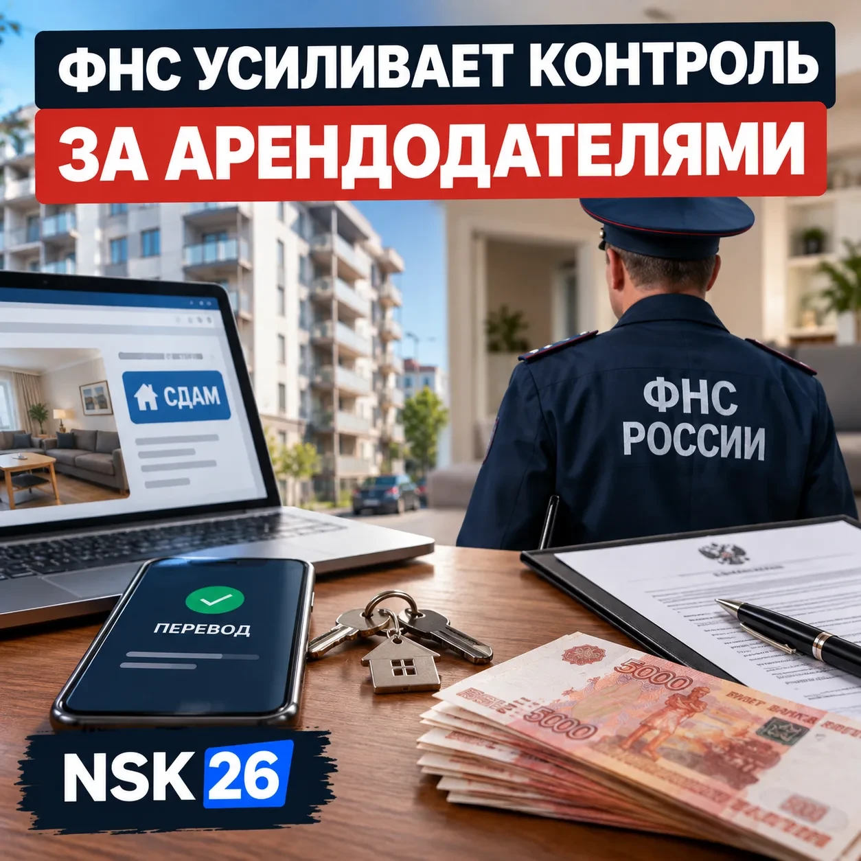 🏠 ФНС усилит контроль за арендодателями жилья и недвижимости