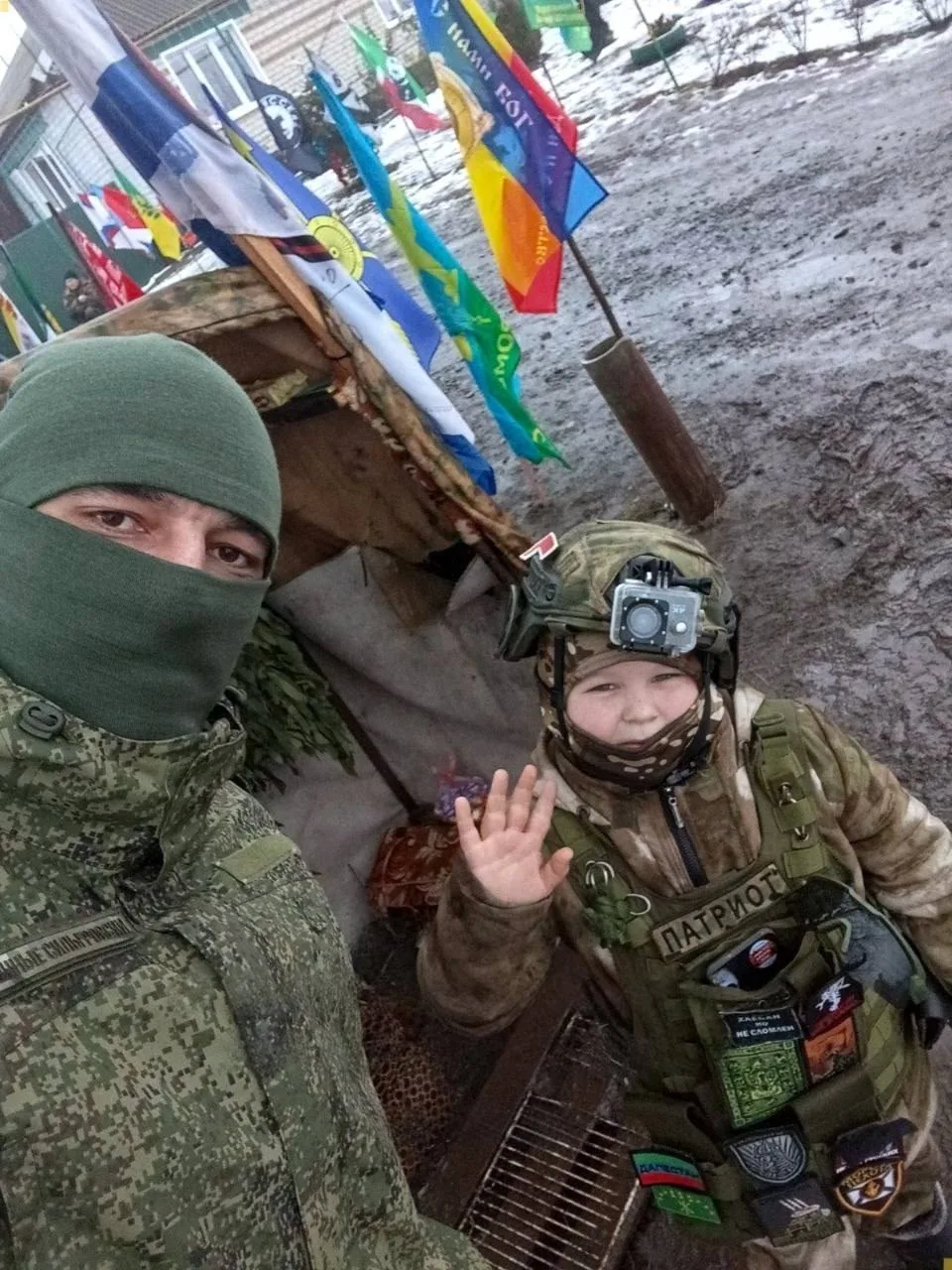 🇷🇺Маленький патриот Серёжа из Курской области передает огромный привет и слова поддержки нашим отв