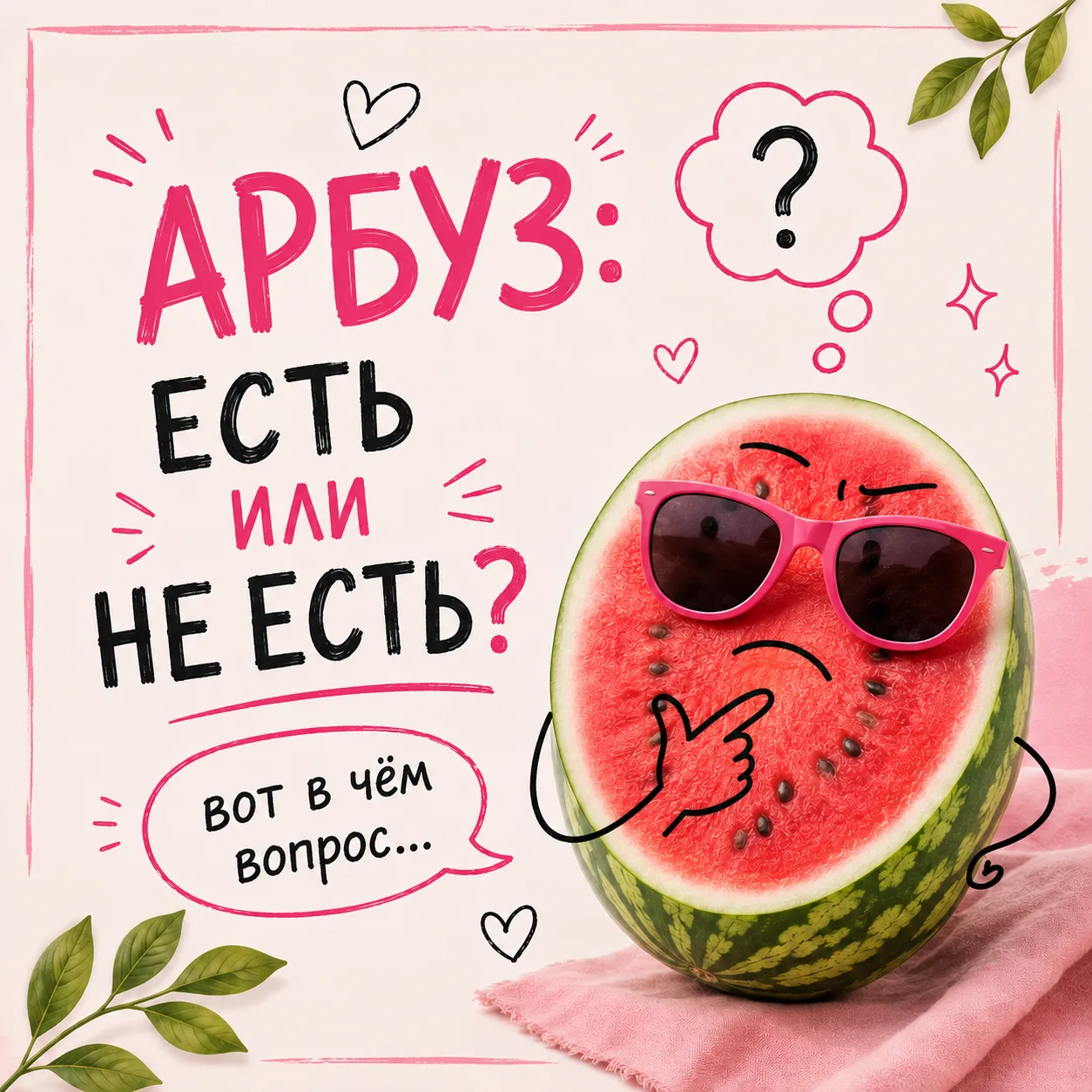 🍉 АРБУЗ: ЕСТЬ ИЛИ НЕ ЕСТЬ?