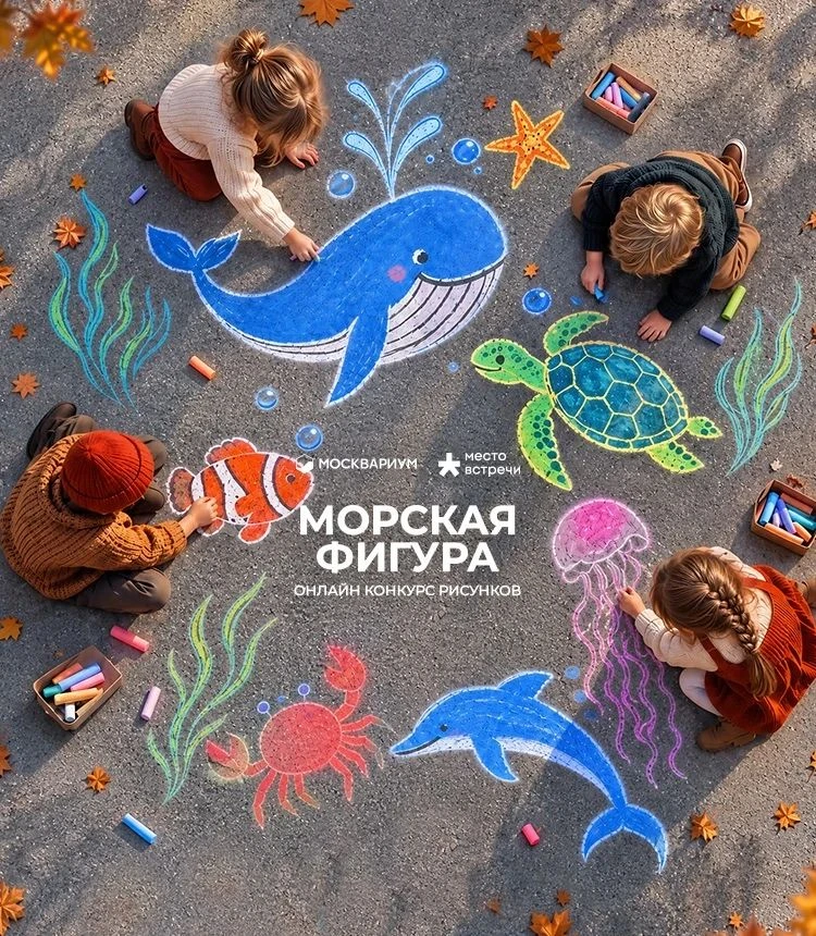 Конкурс рисунков «Морская фигура» 🐠