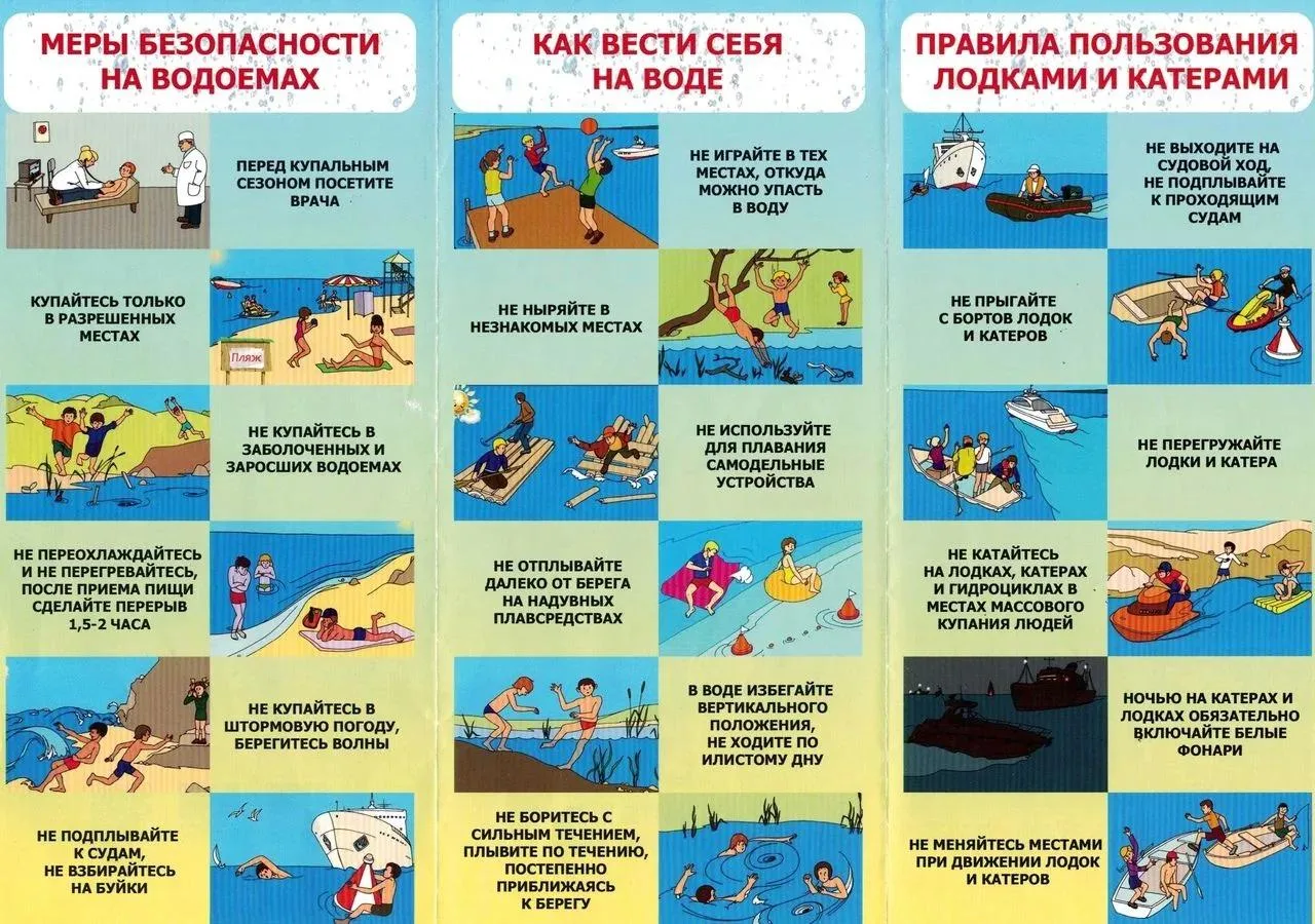 Безопасность на воде: правила, которые нужно помнить всегда