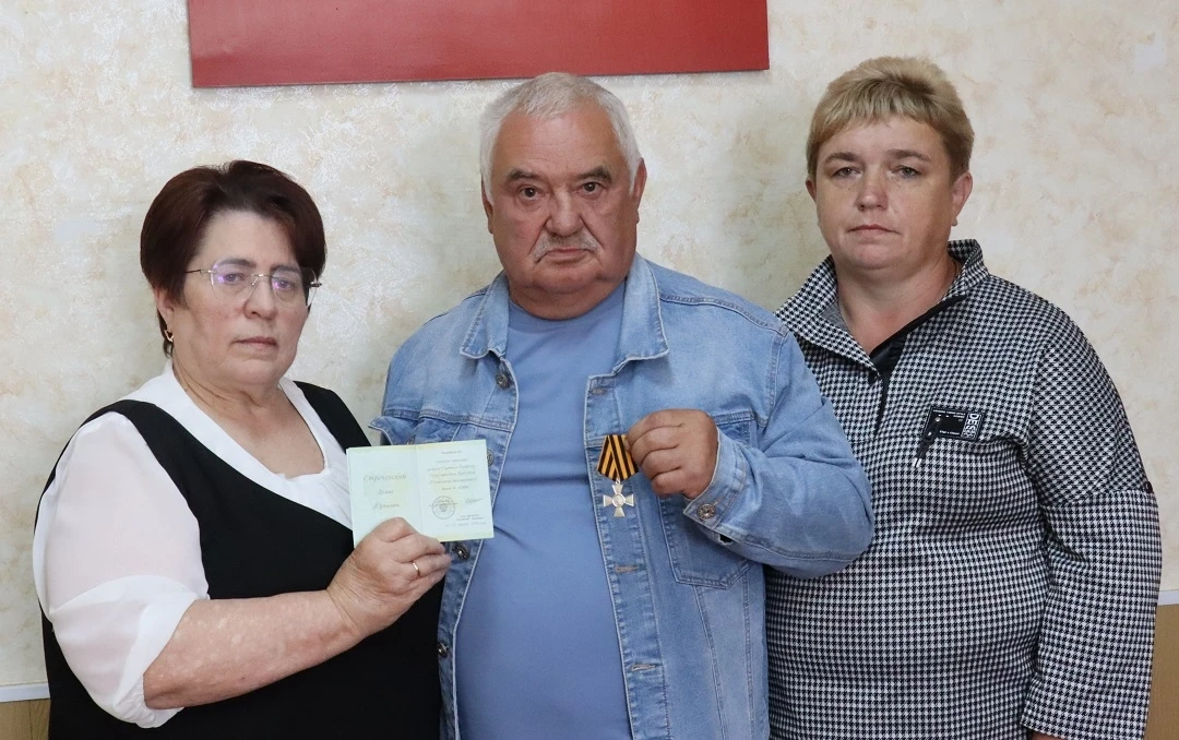 🇷🇺Рядовой Денис Юрьевич Стреченский награжден знаком отличия Ордена Святого Георгия —...