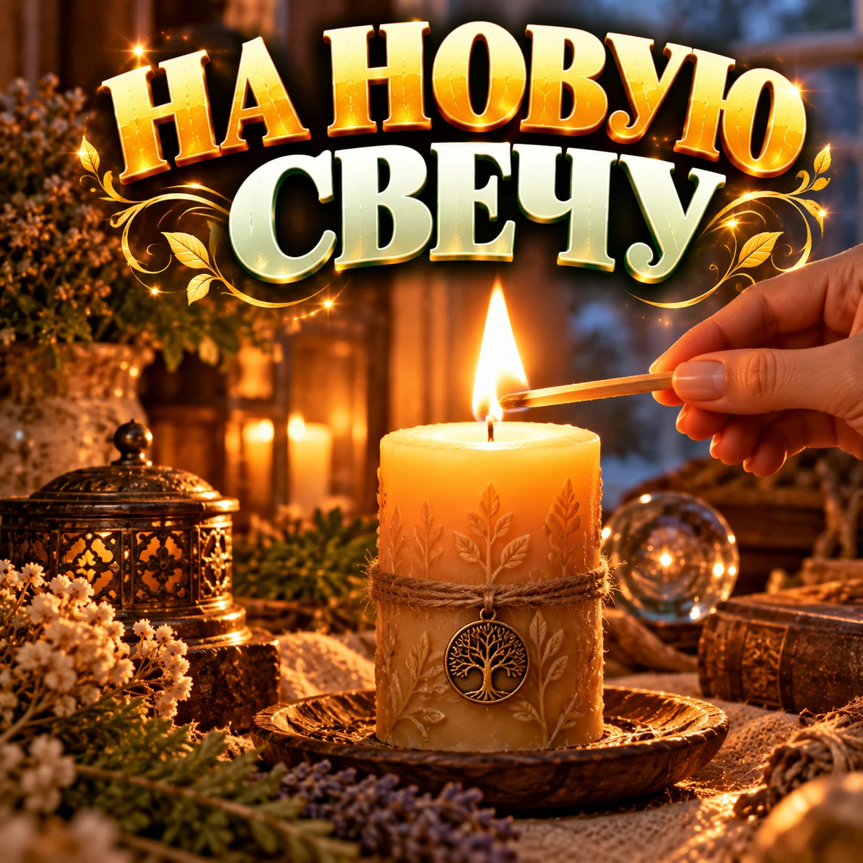 🕯 НА НОВУЮ СВЕЧУ — ЧТОБЫ ЖЕЛАНИЮ ОТКРЫТЬ ДОРОГУ