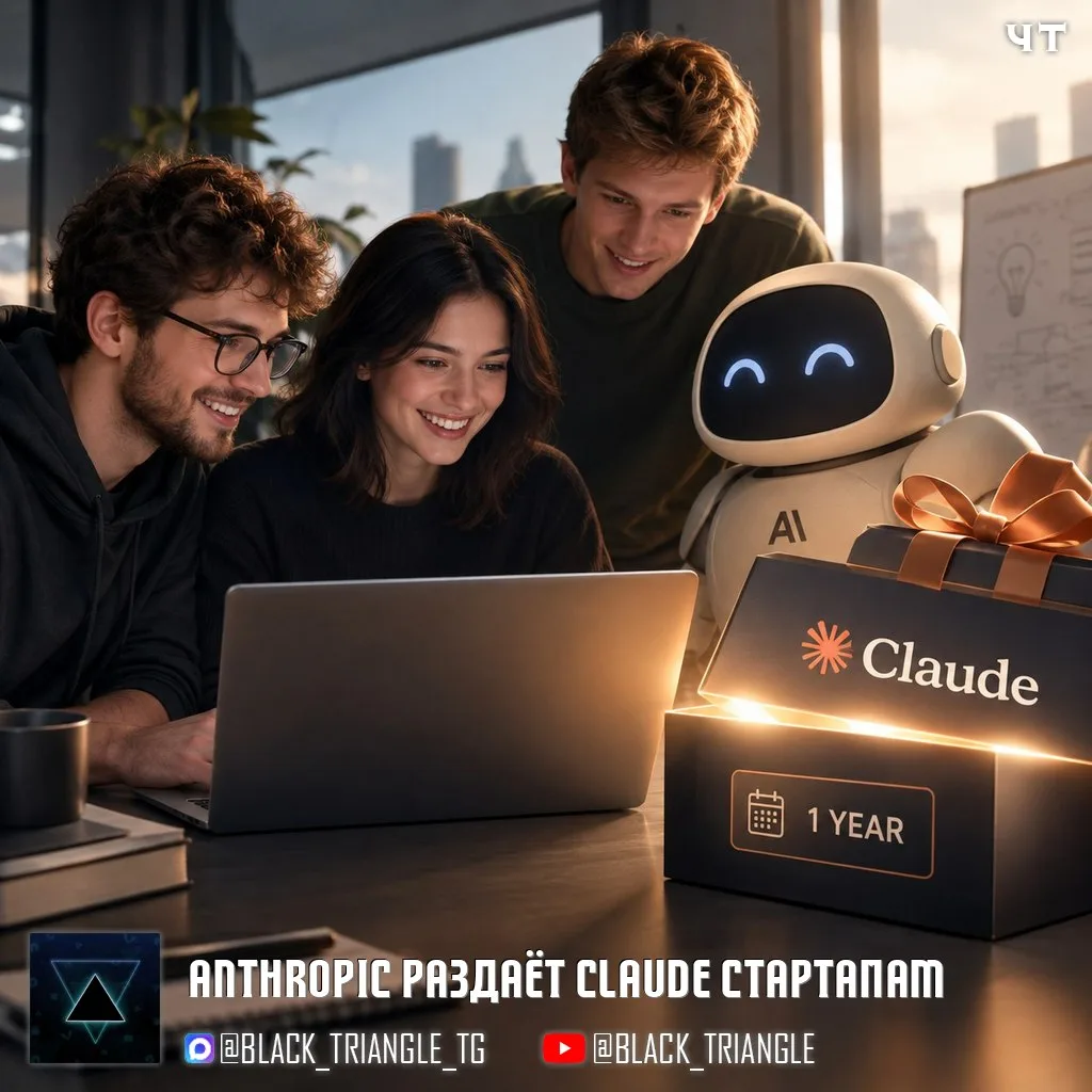 ☝🏻Anthropic раздаёт год Claude бесплатно