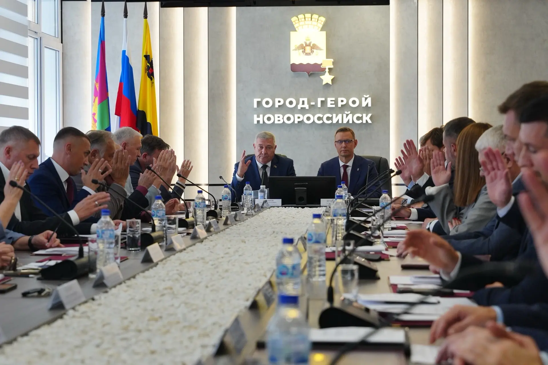 🗣 Принял участие в очередном заседании городской Думы VIII созыва.