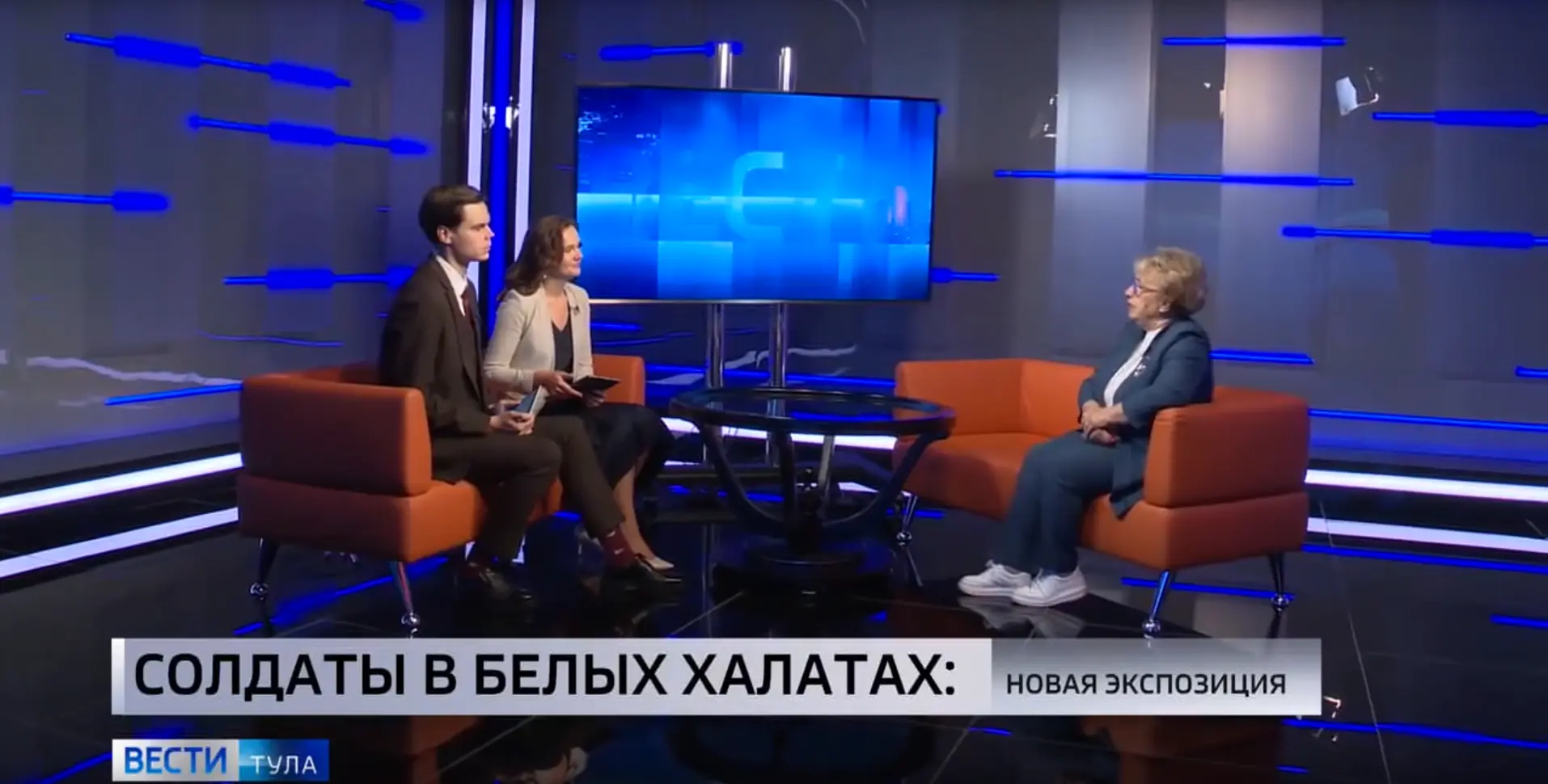 Предлагаем ознакомиться с некоторыми из сюжетов о выставке «Медики блокадного Ленинграда», в основе 