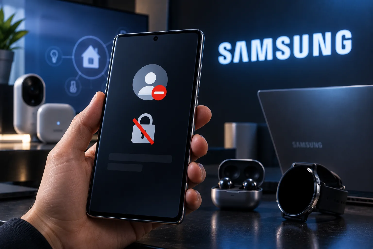 ⚠️ Samsung начала выборочно блокировать аккаунты пользователей