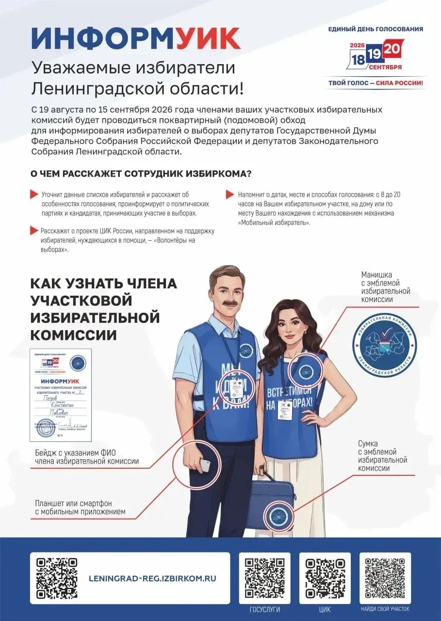 ✅ Они идут к вам, чтобы вы пришли на выборы!