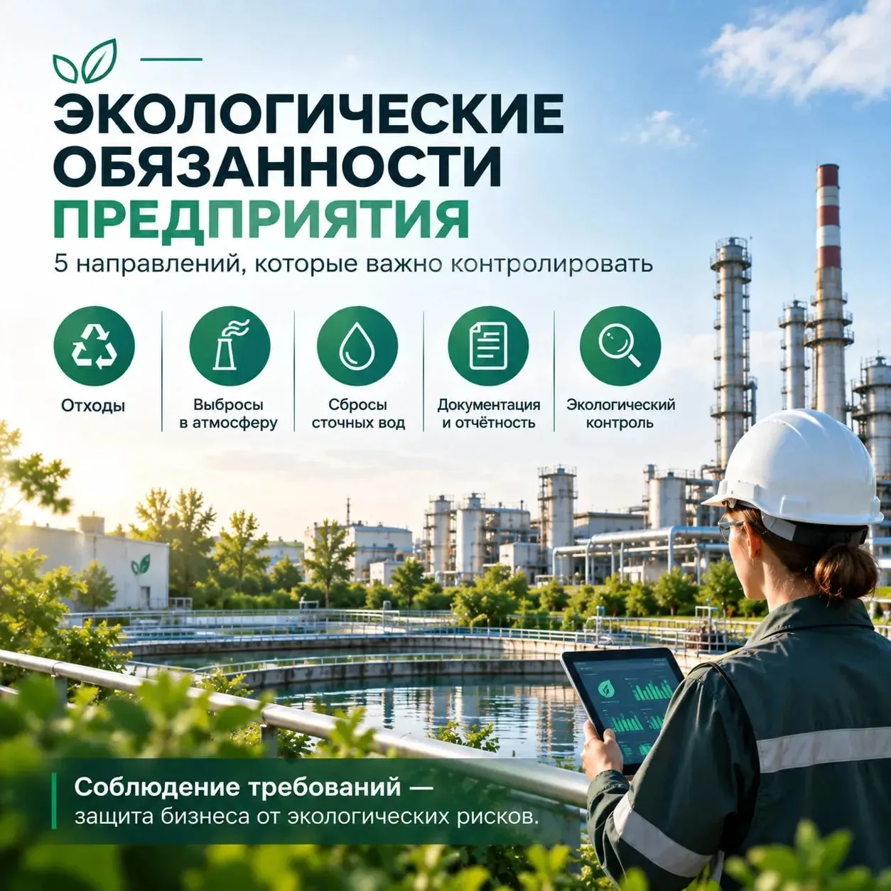 Деятельность любого предприятия может оказывать влияние на окружающую среду. Поэтому со...