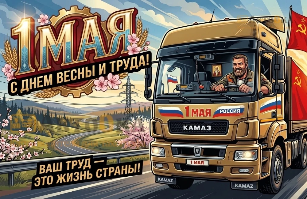 📢 С Праздником Весны и Труда!