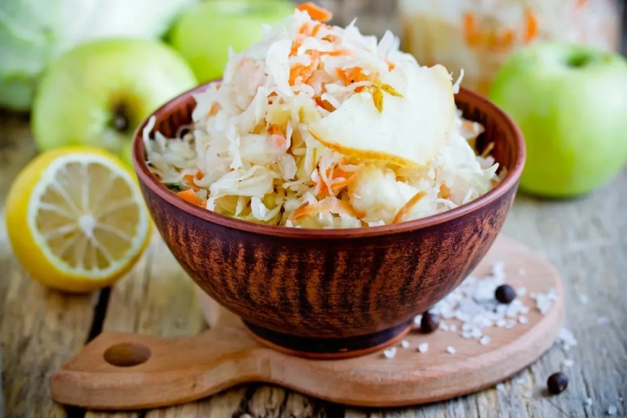🥗 Квашеная капуста с яблоками