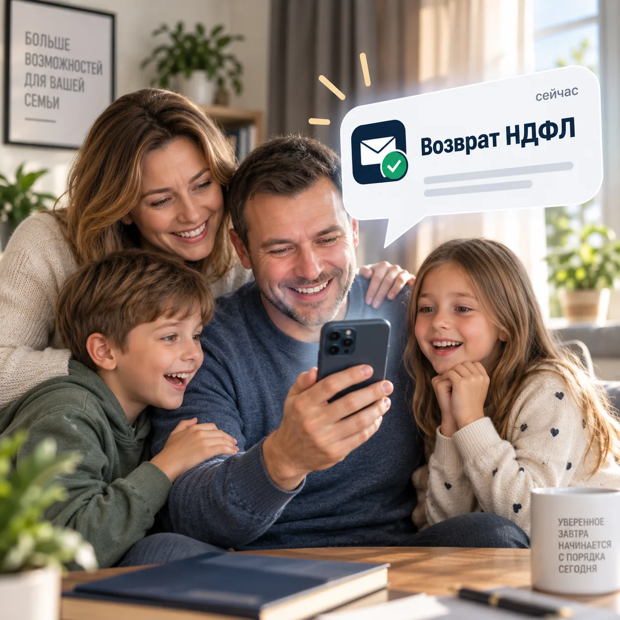 У вас двое или больше детей? Сегодня последний день, чтобы вернуть часть НДФЛ.