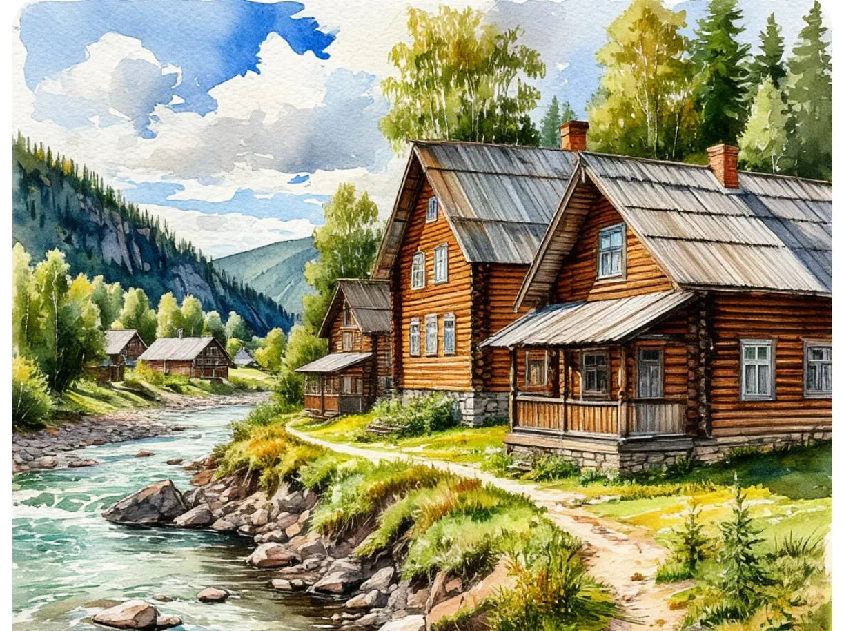 Сквозь сон Лёшка слышит пение петухов.
Значит, сейчас бабушка придет ее будить, потому что еще с веч