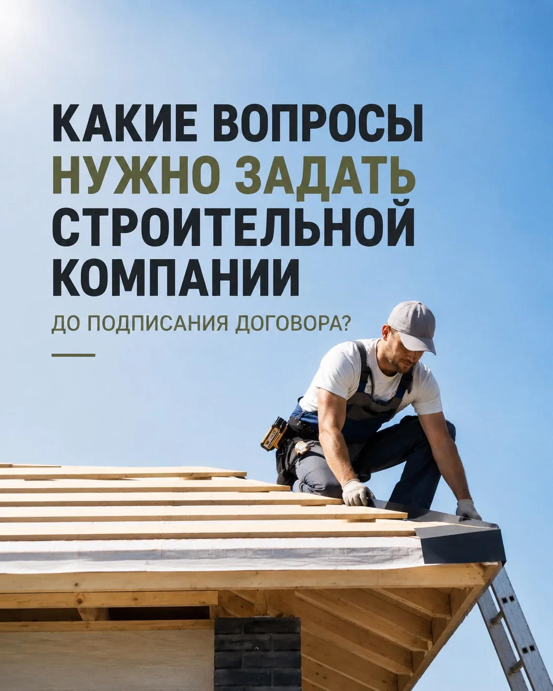 Перед тем как доверить строительство дома подрядчику, обязательно задайте несколько воп...