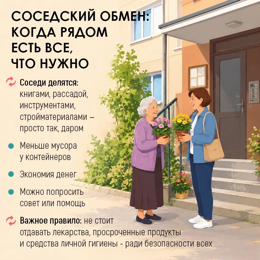 У вас есть то, что не нужно вам, но нужно соседу. И наоборот