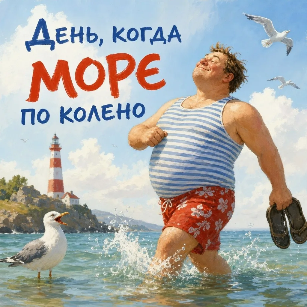 🌊😄 7 августа — День, когда море по колено 😄🌊

Сегодня отмечают необычный шуточный праздник — Ден