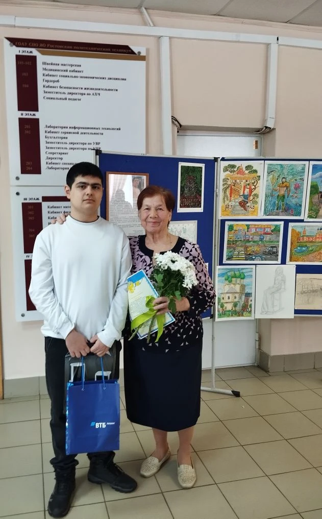Открытие персональной выставки💐