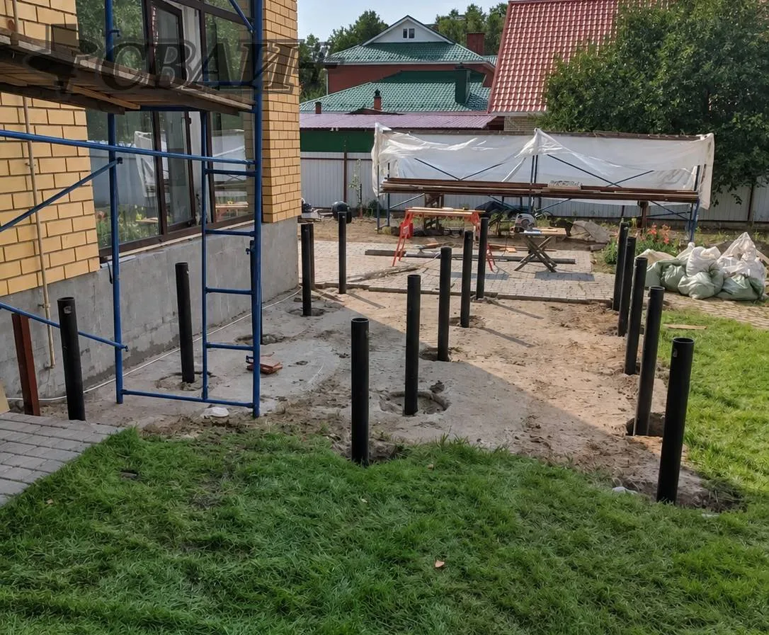 Фундамент на винтовых сваях 🔩
