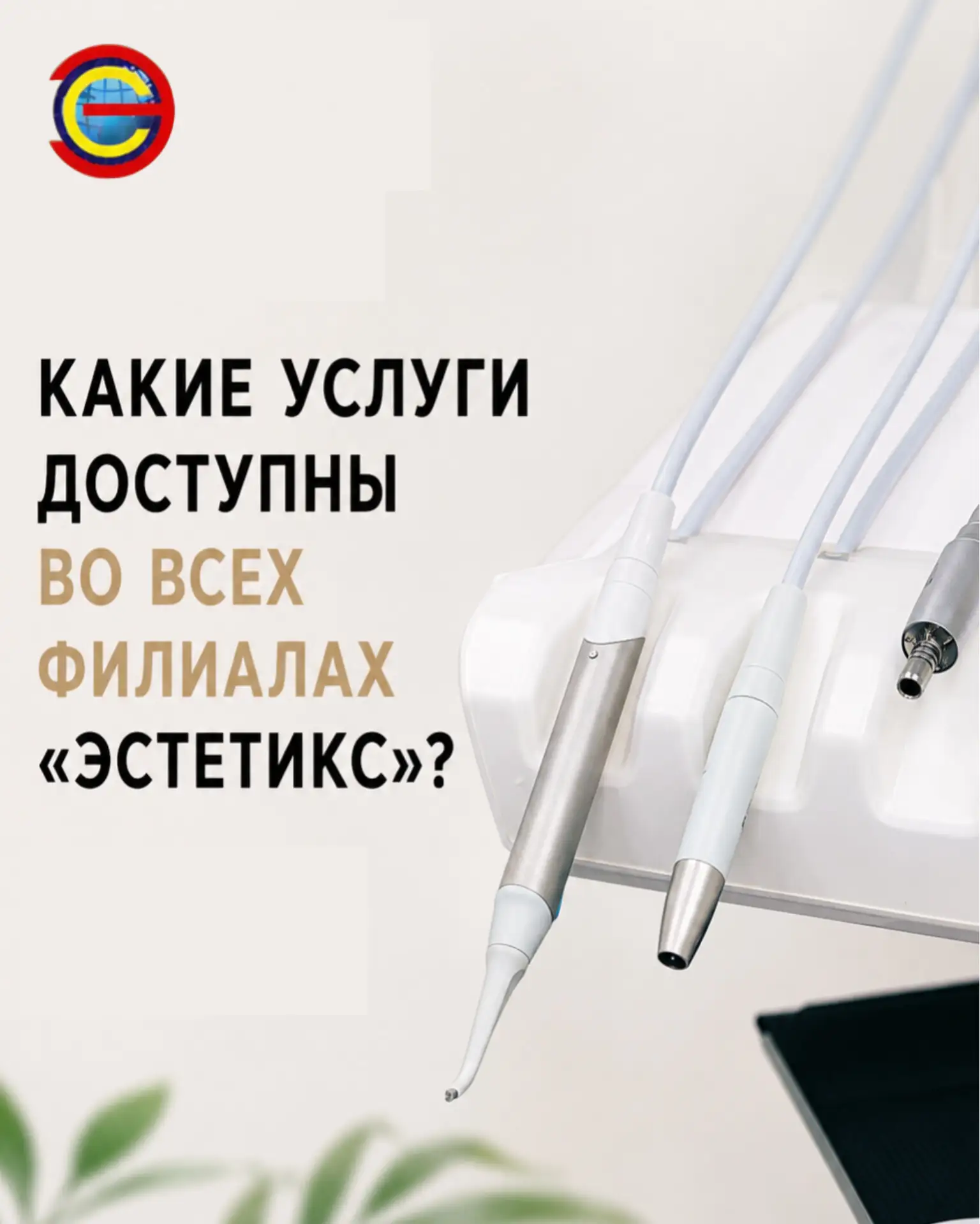 Какие услуги доступны во всех филиалах «Эстетикс»?