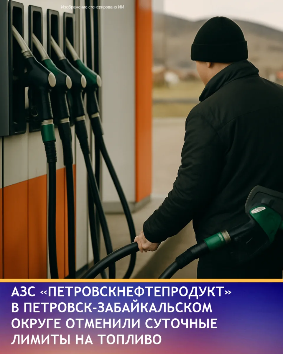 В Забайкалье сняты ограничения на продажу топлива на АЗС компании «Петровскнефтепродукт» в Петровск-