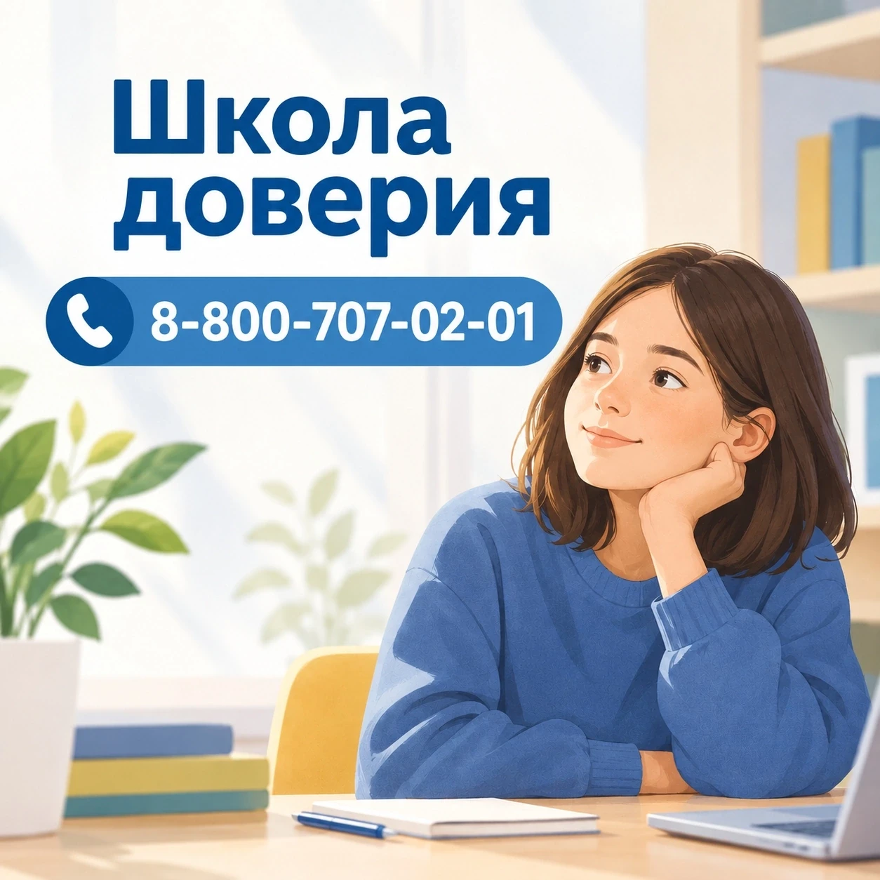 Министерство просвещения Российской Федерации запустило линию психологической помощи «Ш...