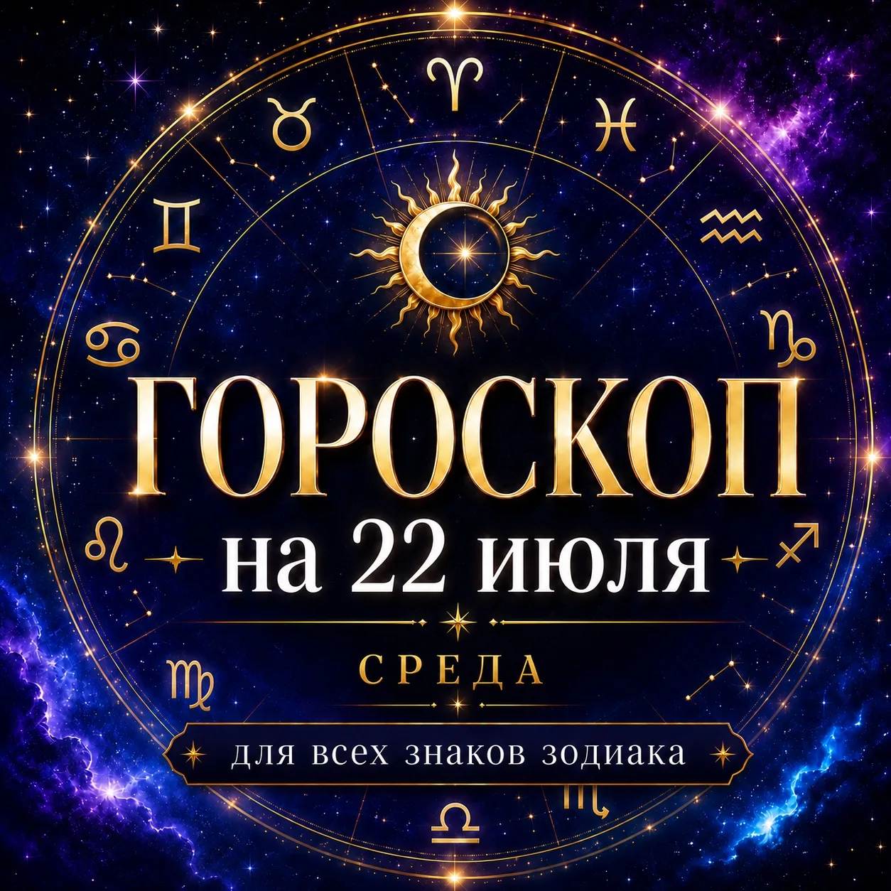 ⭐️Гороскоп на 22 июля, среду

♈️ Овен
🏆 Конкуренция подтолкнёт вас показать результат, который вы с