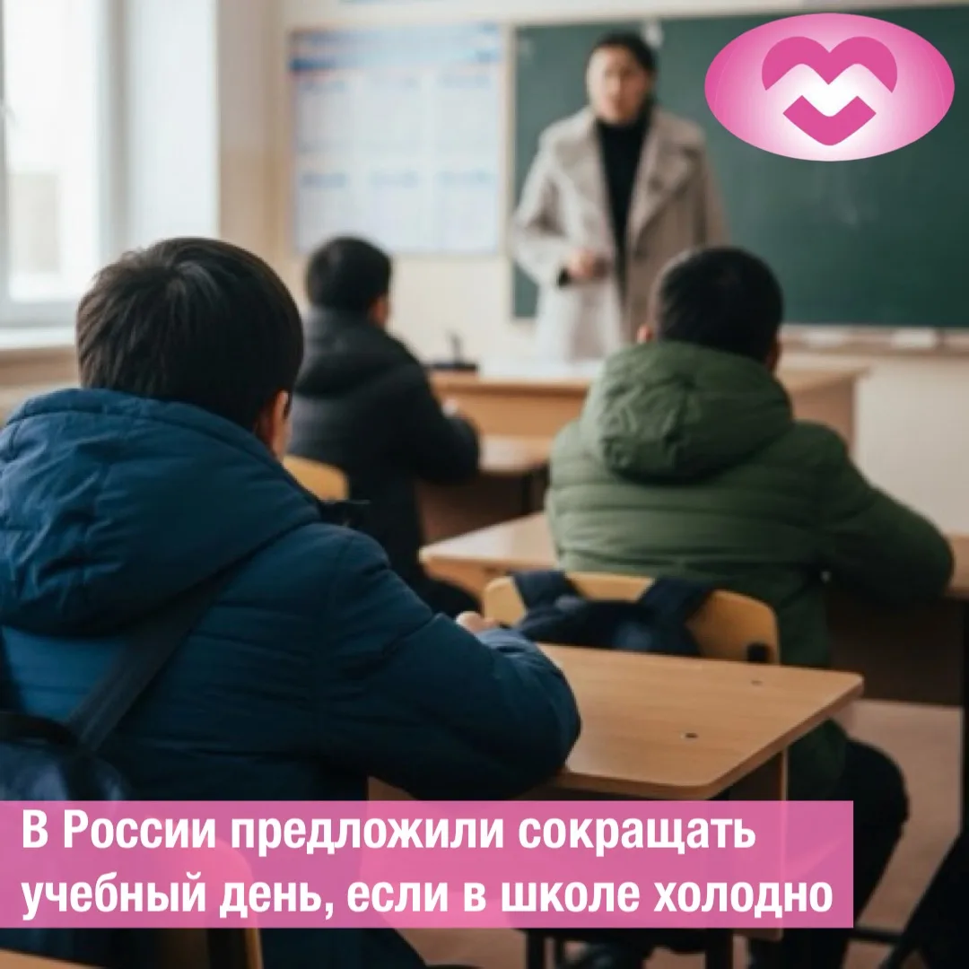 Сокращать учебный день, если в школе холодно, предложили в Общественной палате🥶