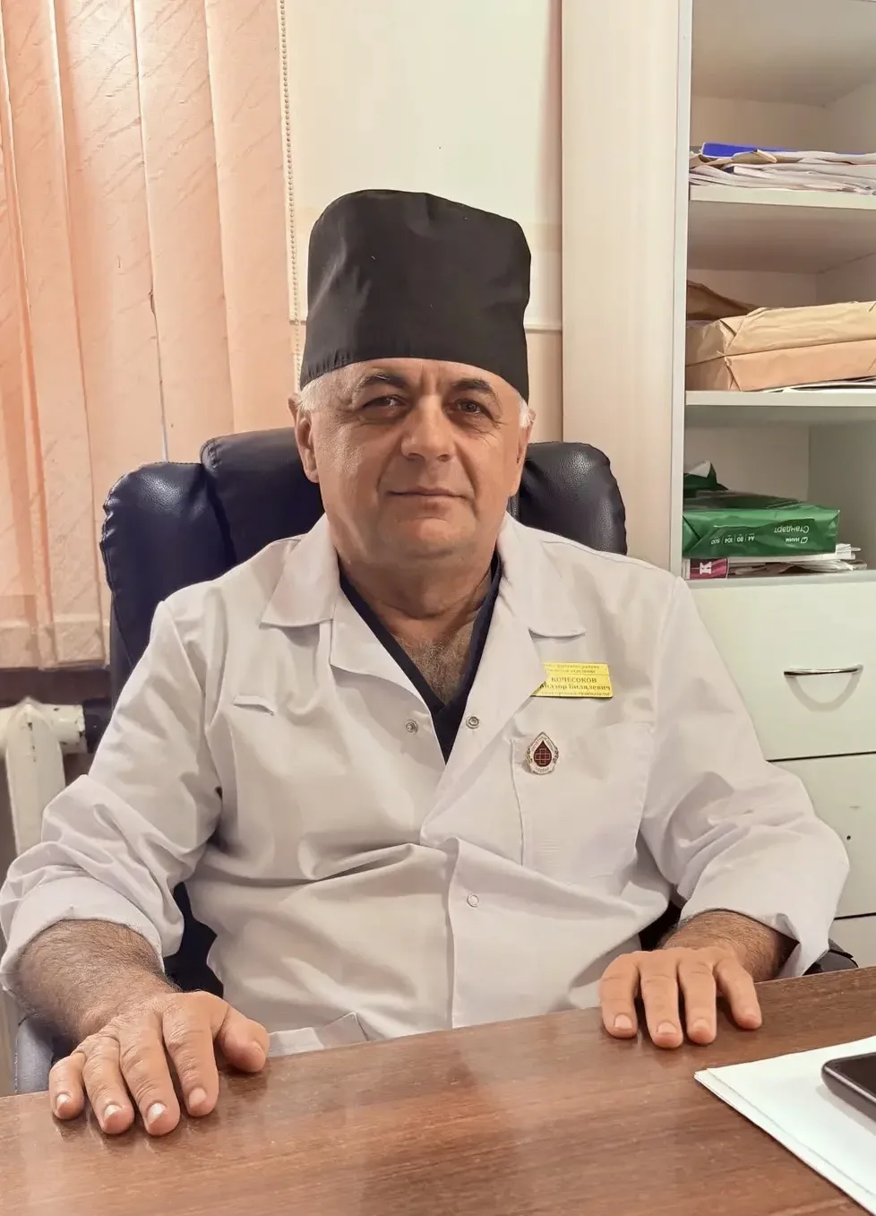 🏥 Заведующий хирургическим отделением Андзор Билялович Кочесоков сдавал кровь 78 раз!
ПОЧЕТНЫЙ ДОНО
