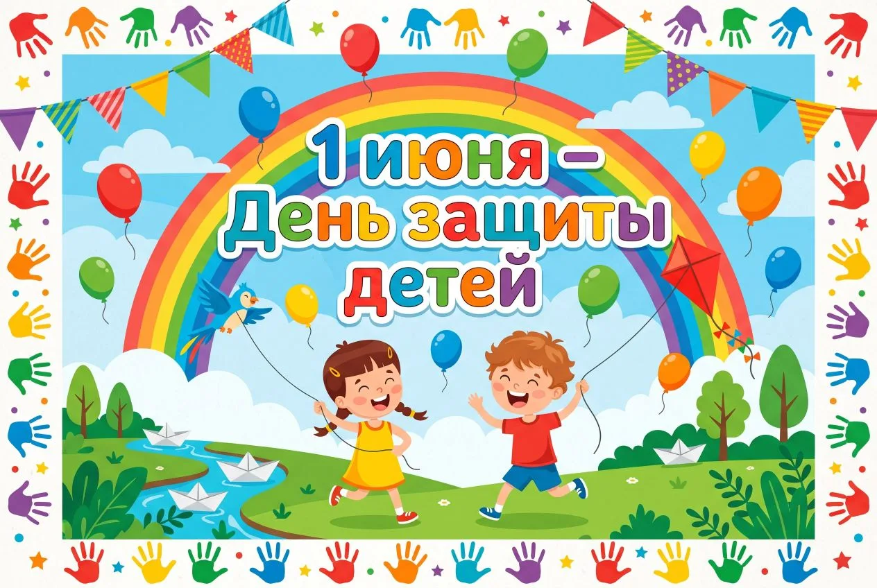 С праздником, с Днем защиты детей! Пусть наши дети как можно дольше остаются беззаботны...