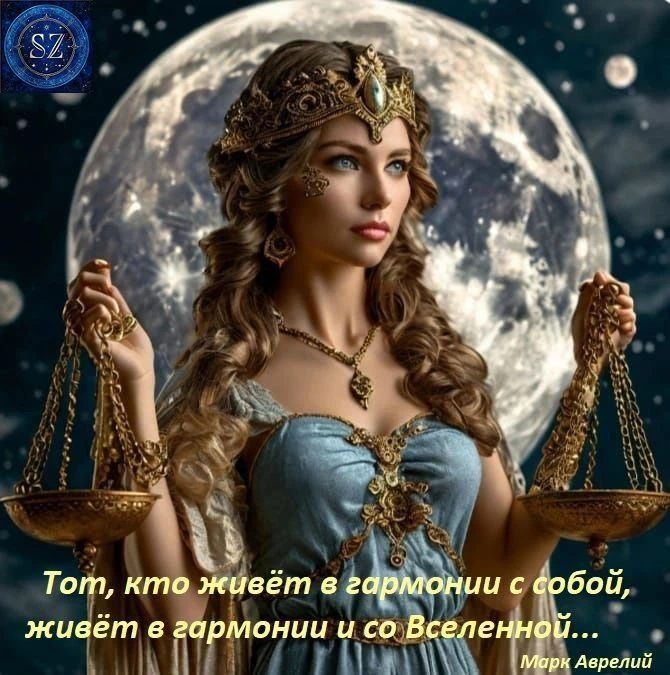 ✨ В воскресенье утром Луна 🌖 переходит в знак ВЕСЫ ♎ - знак гармонии ...

✅  Если вы оказались в сл